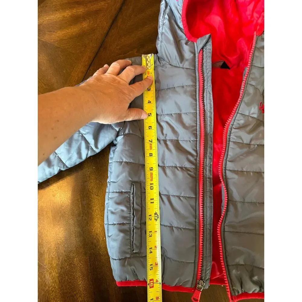 Under Armour Storm ColdGear Puffer Jacket Toddler Size 3T Gray Warm Winter Cozy